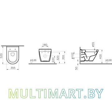 Унитаз Vitra S50 5318B003-0850 картинка 2